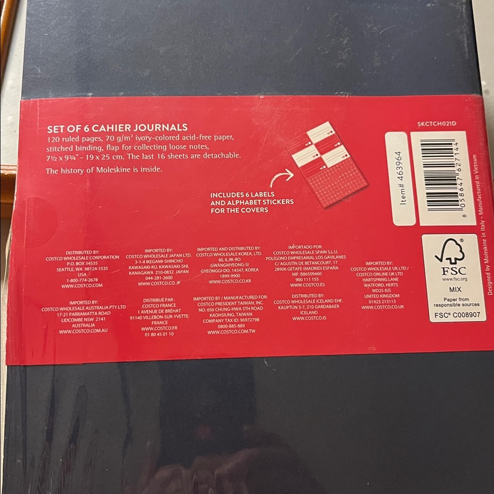 Moleskine Special Pack of Multicor Cahier Journals - Picture 2 of 4